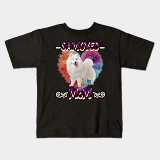 Samoyed Mom Kids T-Shirt